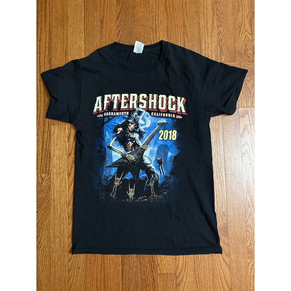 Aftershock 2018 Concert Festival T-Shirt Men's Size Small-‎ EUC